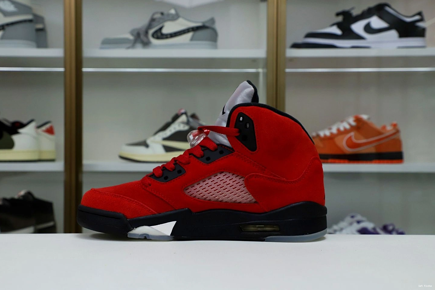 RAGING Kimikick 5 RED 1955 BULL BestValue RETRO JORDAN SUEDE AIR 1230